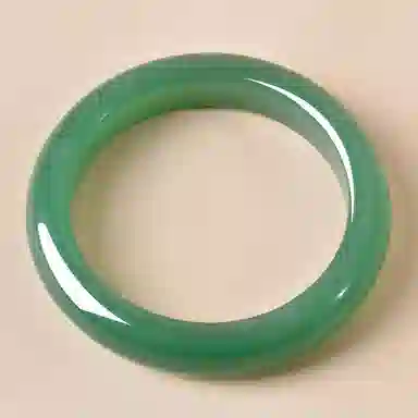 世存 新中式碧绿油润质感 东陵玉 玉石手镯 女款