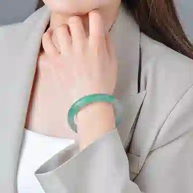 世存 新中式平安富贵百搭设计 独龙玉 手镯 女款