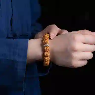 陌阡雪 纶音佛语 十二生肖文玩佛串 金刚菩提 手串 男女同款情侣款