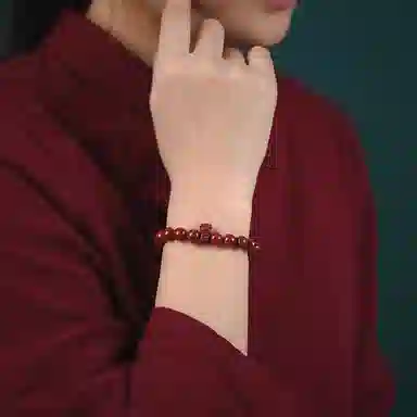 陌阡雪 国潮本命年好运转运珠十二生肖 轻奢高级感#好运 朱砂 手串 男女同款情侣款