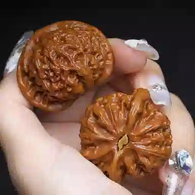 陌阡雪 新中式盘玩 四座楼狮子楼 苹果圆 麒麟官帽 文玩核桃 把件/手串 男女同款情侣款
