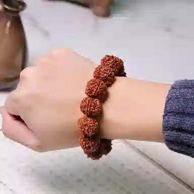 陌阡雪 国潮中式满肉经典款五瓣 金刚菩提 手串 男女同款情侣款