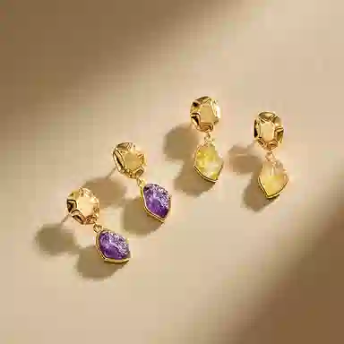 Amber Lollipop CITRINE s925