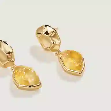 Amber Lollipop CITRINE s925