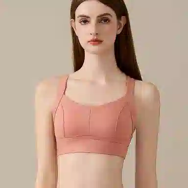 浪莎 舒适无痕无钢圈柔软亲肤轻薄透气收副乳防下垂运动聚拢文胸 女款 组合装