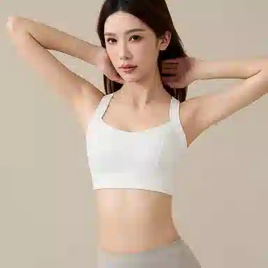 浪莎 舒适无痕无钢圈柔软亲肤轻薄透气收副乳防下垂运动聚拢文胸 女款 组合装