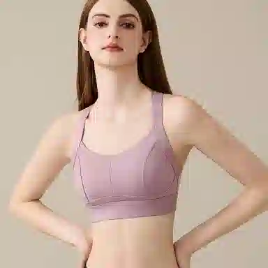 浪莎 舒适无痕无钢圈柔软亲肤轻薄透气收副乳防下垂运动聚拢文胸 女款 组合装