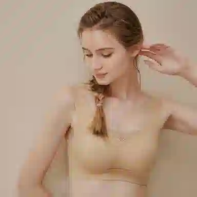 浪莎 内衣聚拢小胸无痕收副乳防下垂新款软支撑防震美背心式文胸 女款