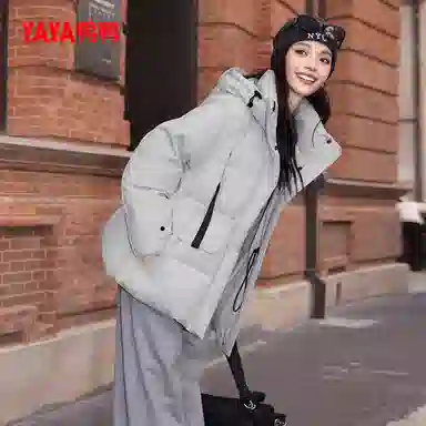 鸭鸭 时尚休闲外套保暖百搭简约舒适潮流羽绒服 女款