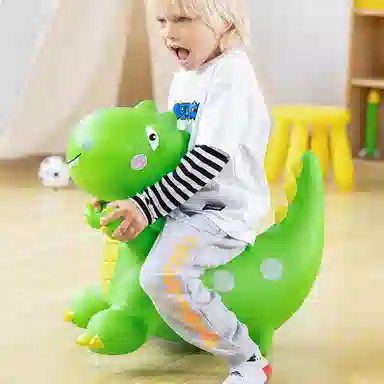 哈哈球 跳跳马 充气摇摇马 加大加厚防摔 可骑可坐 恐龙皮皮 玩具