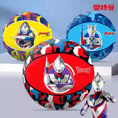 哈哈球 迪迦/德凯/赛罗奥特曼弹力篮球 室内外运动训练 玩具