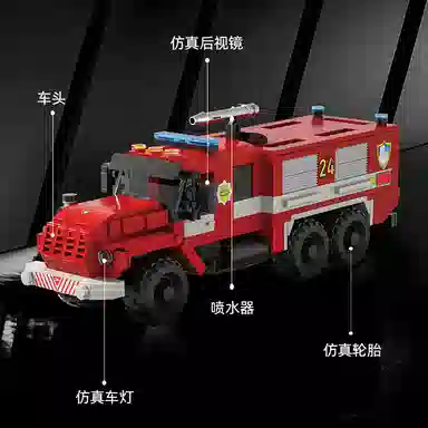 VINTAGE 4320 FIRE TRUCK 473pcs YMXJM66024