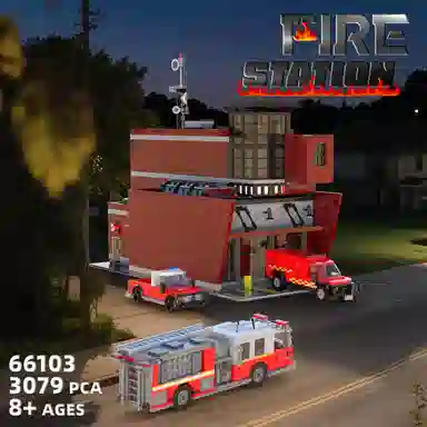 FIRE STATION 3079pcs YMXJM66103