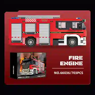 FIRE ENGINE 703pcs YMXJM66036