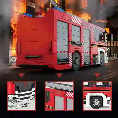 FIRE ENGINE 703pcs YMXJM66036