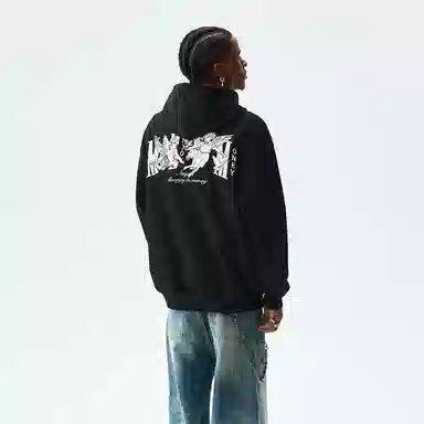 MEDM FW24 Angel Pigeon Embroidered Hoodie