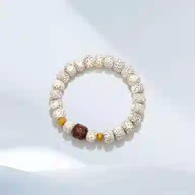 希遇 招财进宝系列 六字箴言 新中式国潮小众设计感串珠文玩 国风传统复古高级感#好运 星月菩提 手串 男女同款情侣款