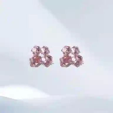 希遇 夏日缤纷小清新时尚潮流 轻奢气质高级感甜美小优雅设计感 日常经典百搭#好运 合金 耳环 女款