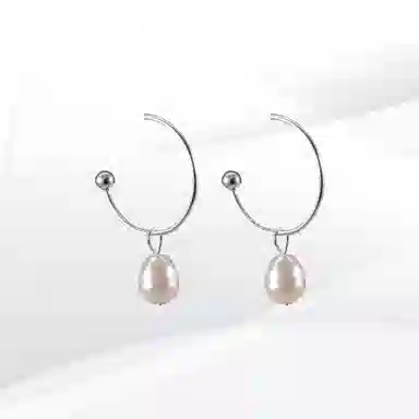 希遇 旋坠露织光 简约气质耳坠小众设计感优雅复古风灵动精致小巧冷淡风几何轻盈轻奢耳饰 合金 耳环 女款