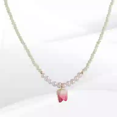 希遇 郁香芳华 国潮轻奢 温柔大方 气质优雅高级时尚 小众设计 高级气质感 日常百搭 合金 项链 男女同款情侣款