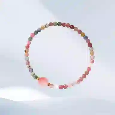 希遇 春雨星糖  新中式国朝轻奢 文艺 高级精致小众设计 温柔大方 时尚雅致 日常通勤百搭 琉璃 玉石手串 男女同款情侣款