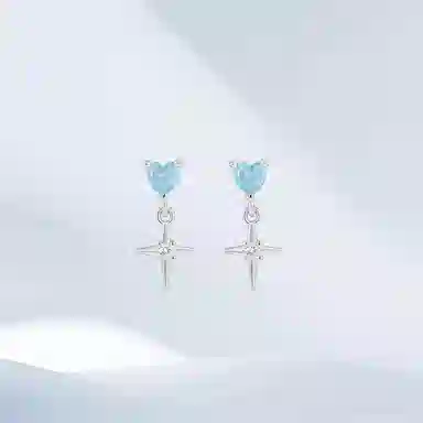 Xiyu Enamel Star Earrings