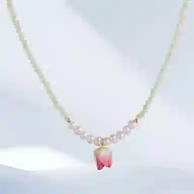 希遇 郁香芳华 国潮轻奢 温柔大方 气质优雅高级时尚 小众设计 高级气质感 日常百搭 合金 项链 男女同款情侣款