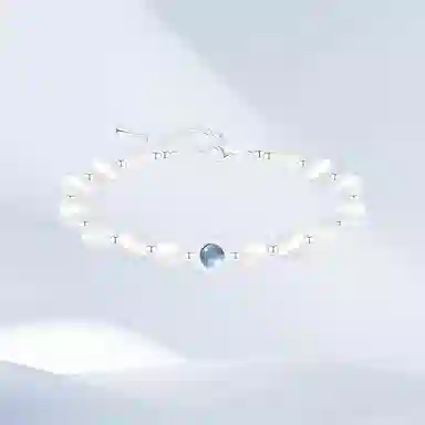 希遇 海韵幻境 精致高级 新中式国潮 轻奢温柔大方小众设计 琉璃 手链 男女同款情侣款