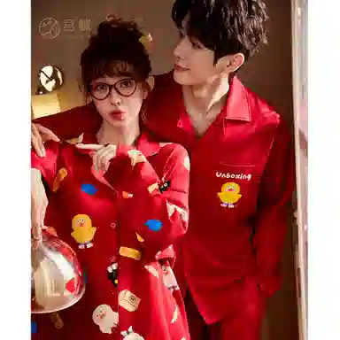 Gongdie x Brouch Brother Cotton Cartoon Loungewear Set