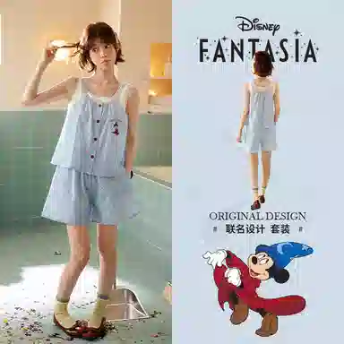 Gongdie x Disney Magic Mickey Sleeveless Cotton Set