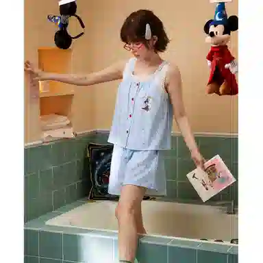 Gongdie x Disney Magic Mickey Sleeveless Cotton Set