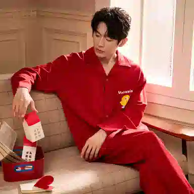 Gongdie x Brouch Brother Cotton Cartoon Loungewear Set