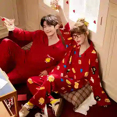 Gongdie x Brouch Brother Cotton Cartoon Loungewear Set