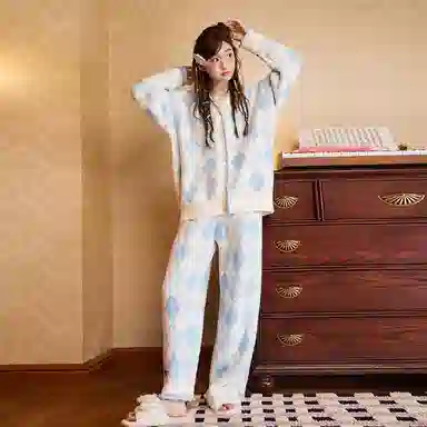 Gongdie x Disney Alice Cozy Cardigan Set