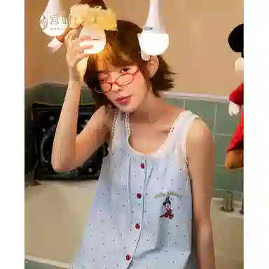 Gongdie x Disney Magic Mickey Sleeveless Cotton Set