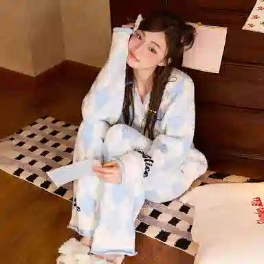 Gongdie x Disney Alice Cozy Cardigan Set