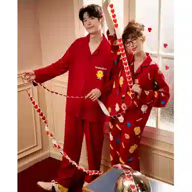 Gongdie x Brouch Brother Cotton Cartoon Loungewear Set