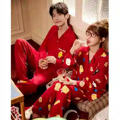 Gongdie x Brouch Brother Cotton Cartoon Loungewear Set