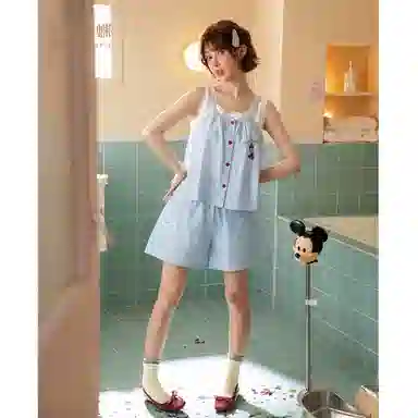 Gongdie x Disney Magic Mickey Sleeveless Cotton Set