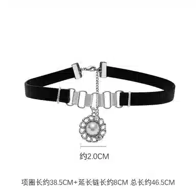 暖瞳 花朵嘻哈朋克个性设计轻奢时尚精致小众高级感独特 合金 项链 女款