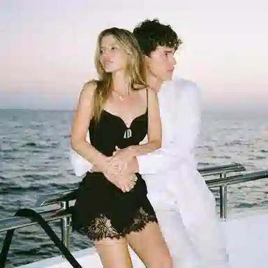 NANA JACQUELINE Lace Splice Slip Dress