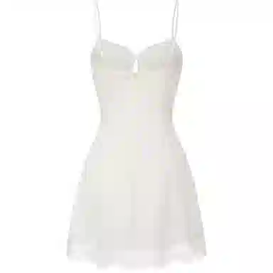 NANA JACQUELINE Lace Splice Slip Dress