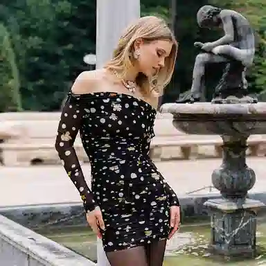 NANA JACQUELINE Bow Knot Dress