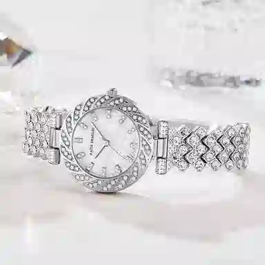 Katie Ermilio Quartz Watch Silver Dial 29mm