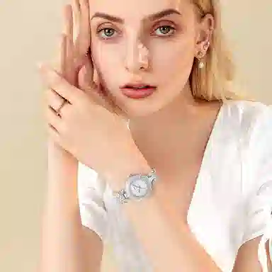 Katie Ermilio Quartz Watch Silver Dial 29mm