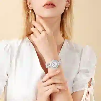 Katie Ermilio Quartz Watch Silver Dial 29mm