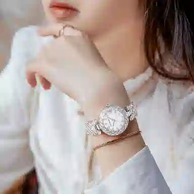 Katie Ermilio Quartz Watch Silver Dial 29mm