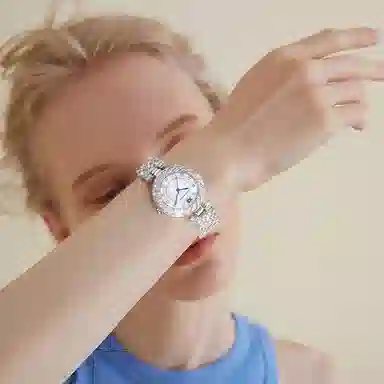 Katie Ermilio Quartz Watch Silver Dial 29mm