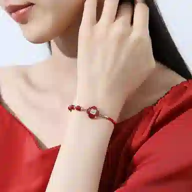 恋朵 原创设计 新中式 好事发生 鸿运 柿子 玛瑙 项链 女款