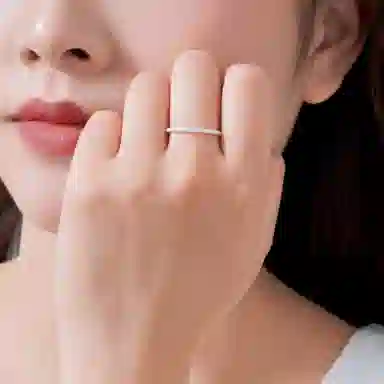 【S999银】 恋朵 简约轻奢 满天星 小众高级感 足银 戒指 男女同款情侣款